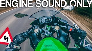 Kawasaki Ninja 400 sound amp review RAW Onboard [upl. by Desdamonna]