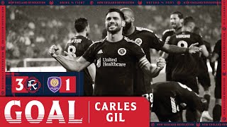 GOAL  Carles Gil Stuns Crowd and Announcers with Late Goal to Tie the Match [upl. by Tnecnivleahcim]