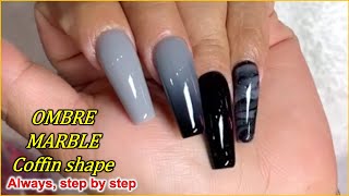 Cách đắp Ombre màu đậm có khó không  Tinh Yeu Nails [upl. by Natelson]