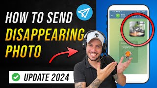 How to Send Disappearing Photo on Telegram 2024 Step by step [upl. by Whitehouse]