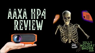 100 Projection Mapping AAXA HP4 Review [upl. by Cadmann]