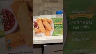 wegmans vegetableeggrolls vegan soyummy sogood sodelicious goodstuff subscribe shortsvideo [upl. by Holle]