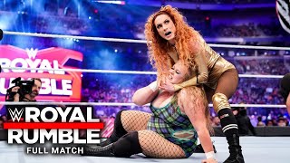 FULL MATCH  Becky Lynch vs Doudrop  Raw Womens Championship Match Royal Rumble 2022 [upl. by Macintosh236]