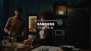 Frigorifero F1rst 75 AI rendi la tua cucina ancora più smart  Samsung [upl. by Norehs982]