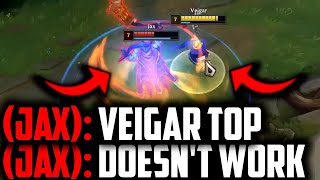 quotVEIGAR TOP DOESNT WORK NOT VS MEquot  How to Play Veigar Top amp Carry Season 14  League of Legends [upl. by Anigue]