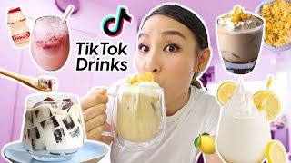 Testing Viral TikTok Drink Recipes so yummy 🤤  Part 10 [upl. by Juback]