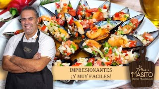 Vas a alucinar lo fáciles que son de hacer estos Mejillones a la vinagreta [upl. by Cozmo972]