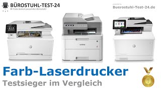 Die besten FarbLaserdrucker 2024 TOP 5 🥇 TestSieger Vergleich HP Brother amp Kyocera [upl. by Shirline]