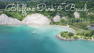 4K BLUFFERS PARK AND BEACH  TORONTO  ONTARIO  CANADA [upl. by Hareema]