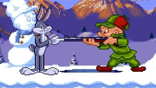 Bugs Bunny Rabbit Rampage SNES Playthrough [upl. by Hulton]