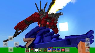 Shin Sonic vs Titan Drill Man in Minecraft [upl. by Sueaddaht827]