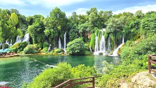 Cascate di Kravice Ljubuski Bosnia ed Erzegovina Vodopad Kravica [upl. by Aivatahs]