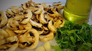 CHAMPIÑONES receta dietética [upl. by Eyllib]