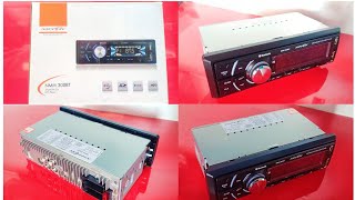 Nippon nmm 300bt car stereo unboxing and review in Hindi  Nippon best single din car stereo 2021 [upl. by Ielarol]