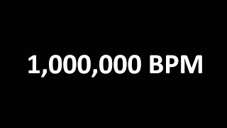 85 To 12 Million BPM Experiment [upl. by Arevle]