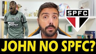 JOHN NO SPFC GOLEIRO FOI DISPENSADO DA BASE DO TRICOLOR HOJE TEMOS 2 GOLEIROS MEIA BOCA [upl. by Mas]