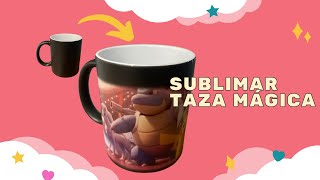 Crear diseño en Canva y sublimación taza mágica [upl. by Fenn]