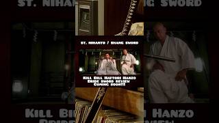 st nihanto  shang sword Kill Bill Hattori Hanzo Bride sword review coming soon killbill [upl. by Viddah617]