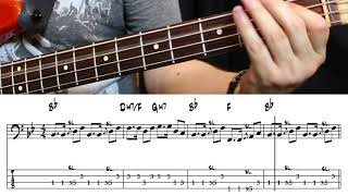 The Beatles  Ob La Di Ob La Da Bass cover with tabs [upl. by Nywroc18]