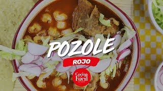 Pozole rojo  Cocina Fácil [upl. by Yrod964]