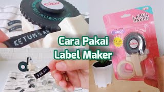 TUTORIAL LABEL MAKER  PAKAI LABEL MAKER  CIDY LABEL MAKER  MOTEX LABEL MAKER [upl. by Labors]