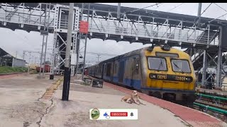 01547 Miraj  Kolhapur DEMU departing Miraj Junction [upl. by Jo]