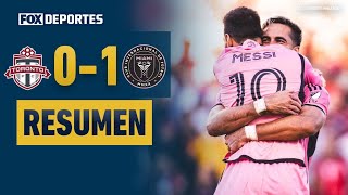 💪😎 ÉPICA VICTORIA DE ÚLTIMO MINUTO  Toronto FC 01 Inter Miami  HIGHLIGHTS  MLS 2024 [upl. by Alderman]