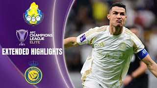 Al Gharafa vs Al Nassr Extended Highlights  AFC Champions League Elite  CBS Sports [upl. by Sion]