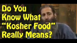 Kosher Food  What Does Kashrut Mean [upl. by Primaveria]