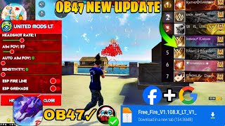 Free Fire Hack 2024  Free Fire mod menu hack  ffh4x injector 👽 United mods 👽ff mod menu download [upl. by Ecnarolf]