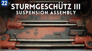 WORKSHOP WEDNESDAY Assembling and test fitting WWII StuG III G TORSION BAR suspension units [upl. by Westney]