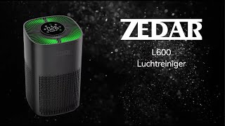 Zedar L600 luchtreiniger  Air Purifier met APP en HEPA 13 filter [upl. by Vallonia145]