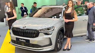 SKODA KODIAQ Sportline 2024  FULL WALKAROUND amp details 193 HP TDI 4X4 [upl. by Levey]