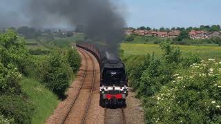 Tangmere on the Cumbrian Coast Express 010624 [upl. by Noryt938]