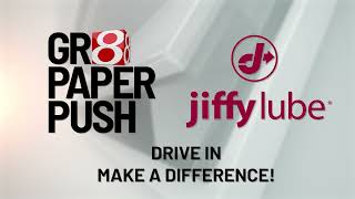 Jiffy Lube Gr8 Paper Push 2024 5Second Promo [upl. by Urana]