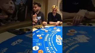 XQC AND ADIN ROSS PLAYS BLACKJACK IN VEGAS [upl. by Nosreffej162]