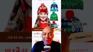 Gorros de Navidad 🎄 Con luces navideñas integradas aliexpress top10 merrychristmas [upl. by Gowrie]