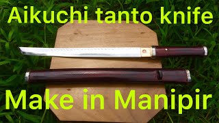 Aikuchi tanto knife making Manipur [upl. by Charmian933]