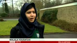 Malala Yousafzai attends first day at school in Birmingham [upl. by Noiramed859]