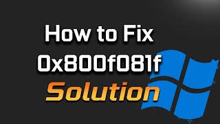 Fix Update KB5034467KB5034765 Not Installing Error 0x800f081f Windows 11 23H222H2 [upl. by Mitchiner]