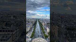 Champs Elysees from the top of Arc de Triomphe [upl. by Cesaria816]