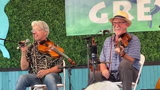 Darol Anger and Bruce Molsky Creaking Tree 7 19 24 Greyfox Bluegrass Festival [upl. by Edmonda350]