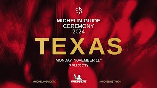 MICHELIN Guide Ceremony Texas 2024 [upl. by Mcdowell]