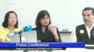 Press Conference Preliminary Report by PEMANTAU [upl. by Yornoc593]