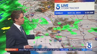 Major storm takes aim at California Will SoCal see rain [upl. by Stutsman]