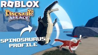 Prehistoric Profile  Spinosaurus  ROBLOX Dinosaur Arcade [upl. by Kavanagh]