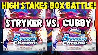 2023 Bowman Chrome Box Battles amp Special Guest Cubby [upl. by Uis]