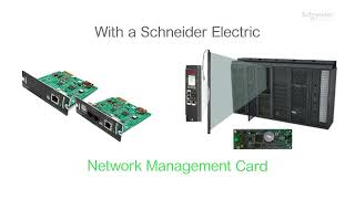 Securely monitor with Schneider Electric Network Management Card NMC [upl. by Aihtebat978]