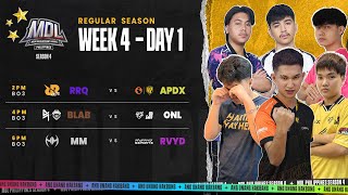 🔴LIVE  MDL PH S4  FILIPINO  Week 4 Day 1 [upl. by Ihsar]