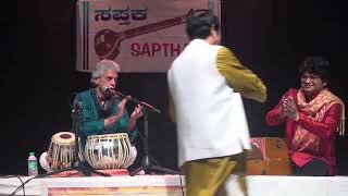 TABLA SOLO BY USTAD FAZAL KHAN  SWARA LAYA VINYAS AT SHIVAMOGGA ON 1592024 [upl. by Ehling]